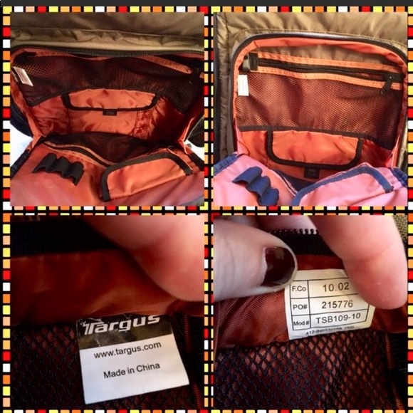 Targus Olive & Sedona Eco Smart Travel/Laptop Bag - Picture 7 of 8